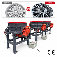 Mesin Pemoles Getar DZJX untuk Perbaikan Velg Mobil, Pengolahan Finishing Alloy untuk Bengkel Mobil