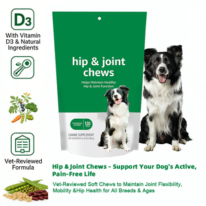 Golosinas Masticables Suaves <span class=keywords><strong>para</strong></span> el Mantenimiento Diario de las Articulaciones de <span class=keywords><strong>Perros</strong></span>, con Glucosamina, MSM y Condroitina, <span class=keywords><strong>para</strong></span> la Movilidad, 120 Unidades en Bolsa - Product Image 5