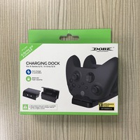 Pengontrol Nirkabel Pengisian Daya Ganda Ganda Isi Ulang Baterai Kit Pengisian Daya X1 Dok Dasar Pengisi Daya untuk Xbox One Slim/One X