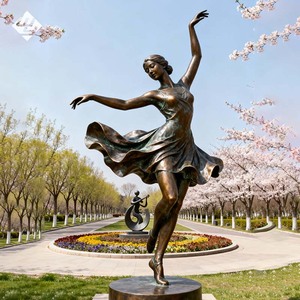 Escultura de Bronce de Músico Moderno, Grande, Personalizada, Hermosa, Abstracta, Decorativa para Parque, de Tamaño Real - Product Image 2