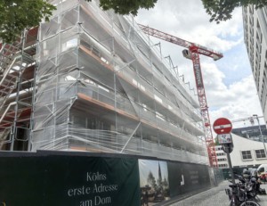 Red de Seguridad de Malla de Poliéster Recubierta de <span class=keywords><strong>PVC</strong></span> Gris, Red de Plástico para Construcción, para Protección de Andamios y Edificios - Product Image 6