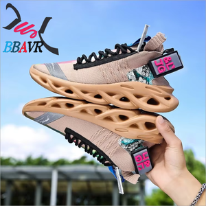 Wholesale Casual Fashion Running Sport Gold Men Shoes - Product Image 4
