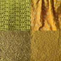 Collection de tissus jacquard texturés en polyester tissé