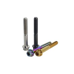 Vente directe usine – Boulon à tête champignon en alliage de titane, à bride hexagonale, monocouche, classe 10, M6*45, marque Zhongcheng - Product Image 4