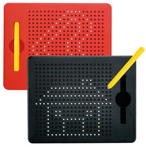 Free Play Kleinkinder Reisen Sensorische Aktivität Spielzeug Magnet Perlen Doodle Tablet Stylus Magnetisches Zeichenbrett für Kinder - Product Image 4