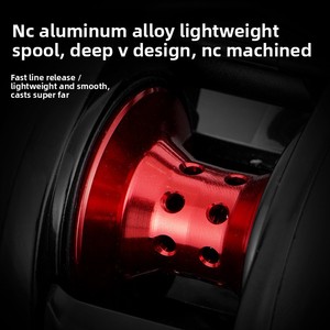 <span class=keywords><strong>Moulinet</strong></span> de pêche en aluminium APU Small <span class=keywords><strong>Abu</strong></span> BMaX pour lancer de lancer longue distance, anti-explosion, pour gaucher - Product Image 4