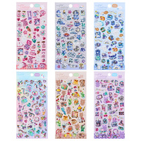Autocollants en résine 3D personnalisables Yanxi, autocollants en PVC en relief, écologiques, imperméables, motifs de dessins animés, autocollants DIY pour cadeau promotionnel