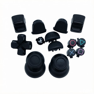 Juego de 12 Botones de Repuesto para Control de PS4, D-Pad, Botones de Acción ABXY, Botones de Opción y Compartir, Kit de Reparación Negro Compatible con PS4 - Product Image 4