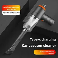 Souffleur d'air électrique et aspirateur de voiture haute puissance 2-en-1 sans fil portable pour automobile