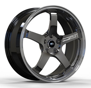 Nouveau montage universel ML-25496-19 * 8.0 roue modifiée <span class=keywords><strong>arraché</strong></span> <span class=keywords><strong>moyeu</strong></span> de filature forgé brillant noir roue de voiture roue voitures de tourisme - Product Image 5