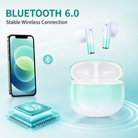 Audífonos TWS Gradient Semi-in-ear, Sonido HiFi sin Pérdidas, Batería de 5-10 Horas, Compactos, Cómodos para Jugar, Baja Latencia, ANC 5.4