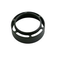 Pare-soleil d'objectif d'appareil photo numérique plein format 37mm/52mm personnalisable de Shenzhen, en alliage d'aluminium noir de haute qualité, usiné CNC