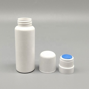 ขวดบรรจุยาเหลว HDPE ขนาด 30 มล. 50 มล. 60 มล. 100 มล. พร้อมฝาปิดแบบฟองน้ำและหัวฟองน้ำสำหรับทา - Product Image 6