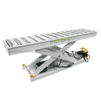 Hong rui table élévatrice à Structure solide, Portable, haute qualité, 1000kg, Type de rouleau fixe, utilisé pour Machine à bandes, OEM