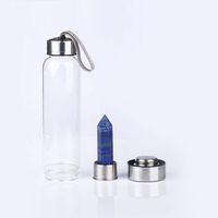 Bouteille d'eau en Quartz naturel de guérison, décoration de la maison, cadeau de saint-valentin, vente en gros