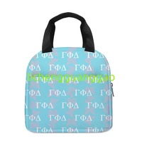 Sac à déjeuner Gamma Phi Delta personnalisé en gros, sac à déjeuner pour sœurs, sac isotherme, sac à déjeuner pour le camping en plein air, sac à déjeuner de voyage
