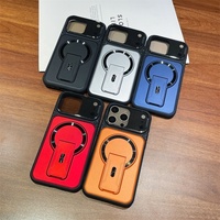 Funda Protectora Magnética con Soporte para Cámara y Lente, Compatible con iPhone 18 17 16 15 Pro Max, Anti-Caídas, Carga Inalámbrica