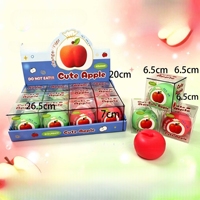 En stock Jouet anti-stress à presser en forme de blocs de construction de Noël, sonore et croquant, boule artisanale à rebond lent