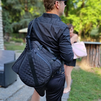 Sac de raquette de tennis de sport de luxe personnalisé de haute qualité, sac de raquette de pickleball matelassé, sac de raquette de pickleball pour femmes et hommes