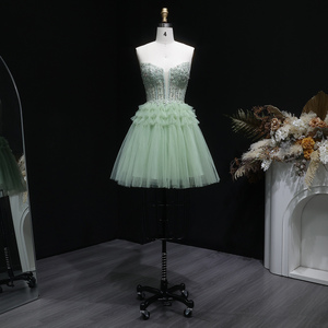 green emerald velvet dress Women Formal black short dress