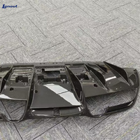 Kit de lèvre de pare-chocs arrière anti-turbulence pour Ferrari F8, style OEM modifié, diffuseur arrière en fibre de carbone sèche 3K de haute qualité, kit carrosserie
