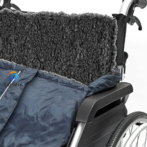 Windproof Soft Comfortable Wheelchair Cozy Wrap <strong>Fleece</strong> <strong>Lined</strong> Waterproof Wheelchair Cover <strong>Blanket</strong> - Product Image 6