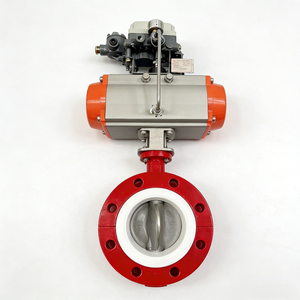 Valvola a Farfalla Pneumatica a Triplo Eccentrico, Modelli in Acciaio al Carbonio e Acciaio Inossidabile, Dotata di Valvola ASCO e Posizionatore Siemens - Product Image 5