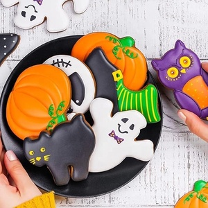 Ensemble de découpoirs à biscuits en acier inoxydable pour Halloween, moules à pâtisserie en métal pour décorations de fête - Product Image 6