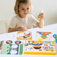 Libro de Actividades de Papel para Niños con Impresión Personalizada, Papel para Manualidades, Aprende a Cortar Líneas, Kit de Práctica de Tijeras de Seguridad para Preescolar