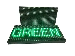 DIP P10 LED Module de couleur unique Écran à chiffres roulants P10 LED Stéréo Publicité Grand écran Module vert