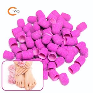Haute qualité 13mm abrasif Nail Art perceuse différentes couleurs pédicure ponçage capuchon bas prix - Product Image 3