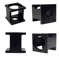 Support de moteur pas à pas en aluminium usiné CNC sur mesure, base de support de servomoteur OEM