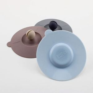Food Grade Silicone <b>Cup</b> Lid with Dustproof Breakfast Mug and Spoon Modern Design Tea <b>Cups</b> & <b>Saucers</b> - Product Image 2
