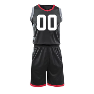 Uniforme de basket-ball personnalisé de qualité supérieure avec col en V et couleur personnalisée - Product Image 3
