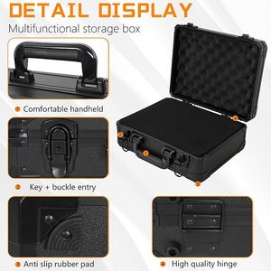 Valise de <span class=keywords><strong>transport</strong></span> en aluminium idéale pour le <span class=keywords><strong>transport</strong></span> d'équipements de microphone et de caméra, valise de mixage <span class=keywords><strong>DJ</strong></span> avec mousse pré-découpée personnalisable - Product Image 2