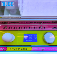 Machine à griffes premium 4 joueurs, cabine en verre à double étage, machine de jeu à grue à monnayeur, attrapeur de prix à joystick pour salle d'arcade