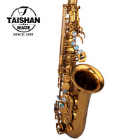 Saxophone alto finition laquée or champagne, modèle professionnel, corps en laiton réglable, tonalité Mi bémol, Taishan TSAS-T6X, vente en gros, excellent rapport qualité-prix