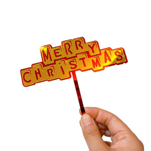 Adorno Acrílico para Pastel con Diseño de Miel y Dulzura, Decoración Navideña para Fiestas, 2761 2762 2763 2764 2765 - Product Image 2