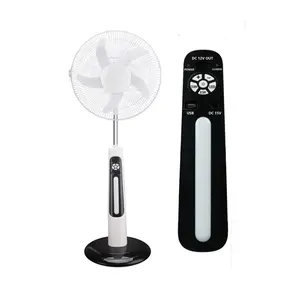 Solar rechargeable stand fan 12V DC Solar Power Electric Fan With 10W 15W 25W Solar Panel