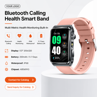 Bracelet Connecté en Silicone en Gros, Fabrication OEM/ODM Directe Usine, pour Appels, Étanche IP68, Suivi d'Activité, Logo Personnalisé, Commande en Gros