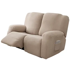 Copridivano reclinabile elastico di dimensioni universali elasticizzato copridivano reclinabile copriscoda reclinabile con copertura completa per divano 2 posti