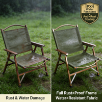 Chaise pliante portable en tube d'aluminium, prix d'usine, ultralégère, pour camping, pique-nique, plage