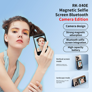 Nouvel écran magnétique RK-X40E pour vlog, moniteur d'écran magnétique, perche à selfie magnétique, batterie haute capacité 1800 mAh, écran pour vlog et selfie - Product Image 6