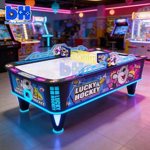 Baihui Animation Nouvelle Machine de Jeu d'Hockey sur Air d'Intérieur, Table d'Arcade à Monnayeur, Équipement de Divertissement Sportif - Product Image 1