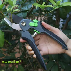 SUNSHINE bahçe aracı SK5 el Pruner makas makası keskin 8 ''Bypass bahçe ağacı düzelticiler bahçevan makaslar