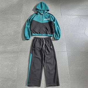 Conjunto de Sudadera con Capucha y Pantalones Deportivos de Forro Polar Grueso de Invierno, Bordado, de Dos Piezas, Transpirable, con Logotipo Personalizado, Unisex, de Alta Calidad - Product Image 1