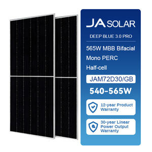 JA panel solar monocristalino mini 540 <span class=keywords><strong>545</strong></span> 55 0 vatios panel olar chino solar - Product Image 1