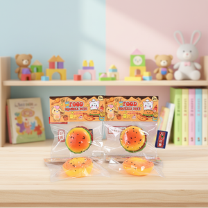 Jouet créatif de simulation alimentaire : Hamburger et pain en TPR, ensemble de jouets à presser, jouet anti-stress et sensoriel - Product Image 2