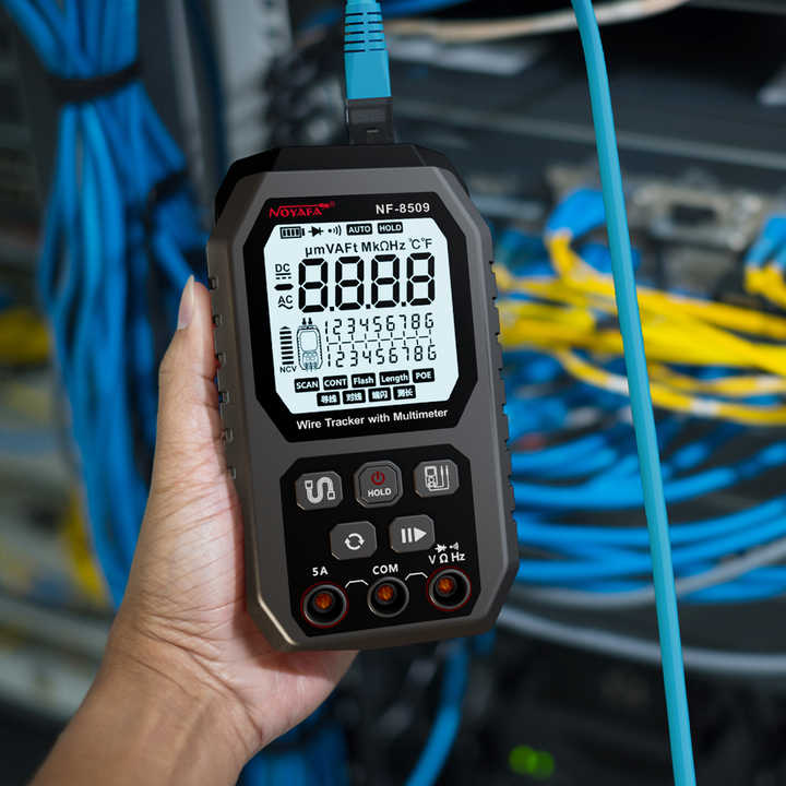 Network Multimeter Wire Tracker NF-8509 - 2 in 1 Network Cable Tester & Multimeter