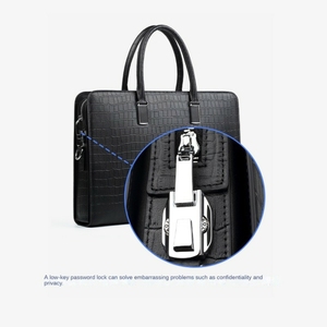 Vente en gros <span class=keywords><strong>de</strong></span> sacs à main pour ordinateur portable, scanner biométrique d'empreintes digitales, porte-documents pour hommes - Product Image 1